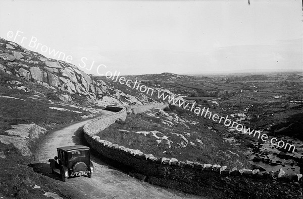 THE MASS HILL LOOKING BACK TO THE PLAINS OF TUBBERCURRY FROM THE GAP